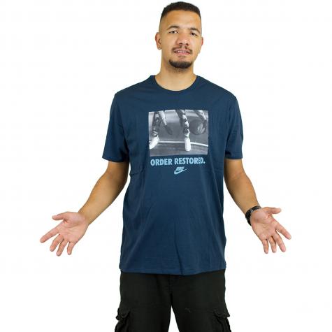 Nike T-Shirt Preseason Order dunkelblau 