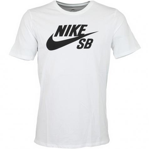 Nike T-Shirt SB Logo weiß/schwarz 