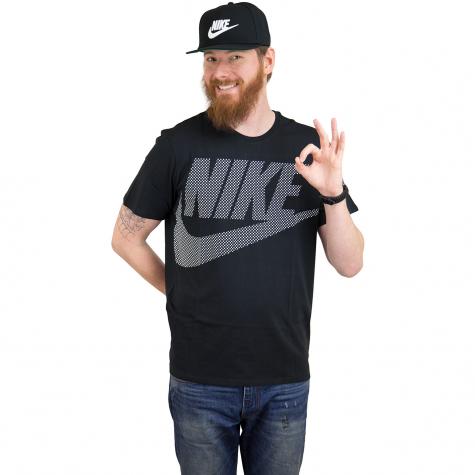 Nike T-Shirt schwarz/weiß