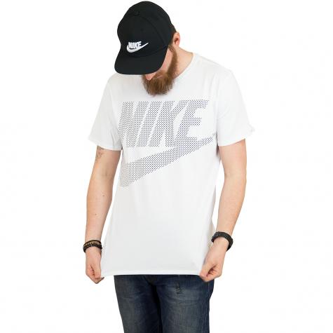 Nike T-Shirt weiß/schwarz 