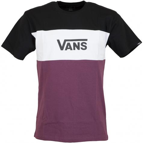 Vans T-Shirt Retro Active weinrot/weiß/schwarz 