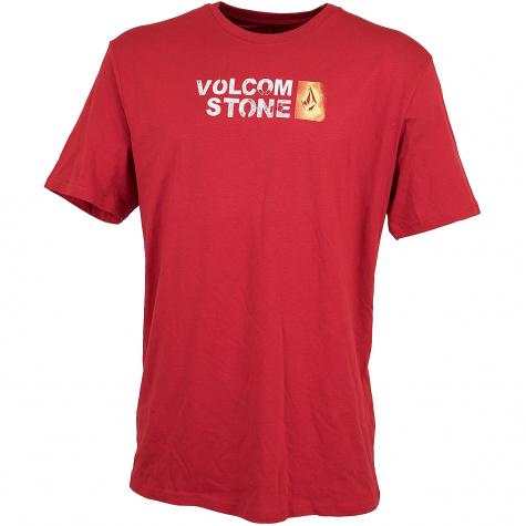 Volcom T-Shirt Stence rot 