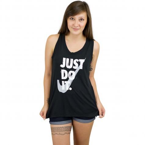 Nike Damen Tanktop Just Do It Prep schwarz/grau