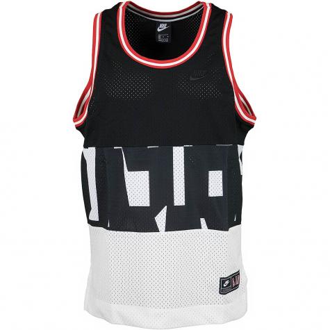 Nike Tanktop Air Mesh schwarz/weiß/rot