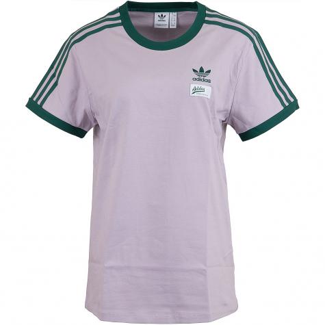 Adidas Originals Damen T-Shirt 3-Stripes lila 