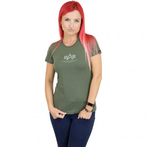 Alpha Industries Damen T-Shirt Basic dark olive 
