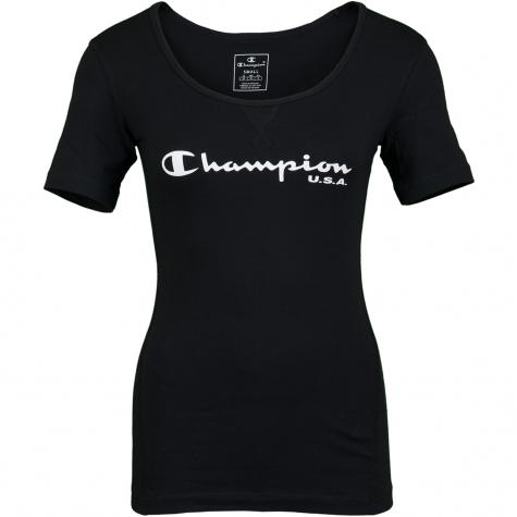 Champion Damen T-Shirt schwarz 