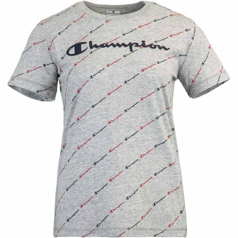 Champion Allover Print Damen T-Shirt grau 