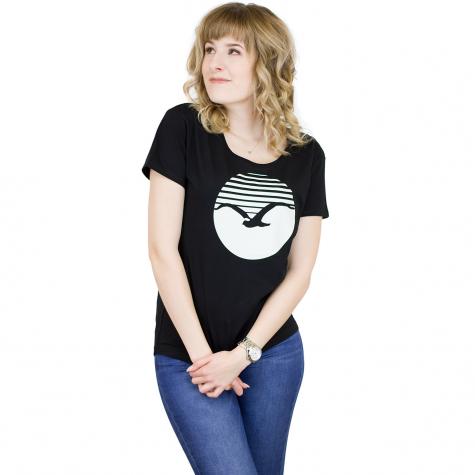 Cleptomanicx Damen T-Shirt Sun schwarz 