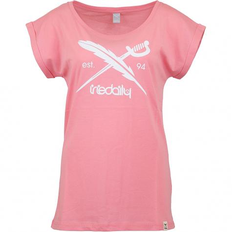 Iriedaily Damen T-Shirt The Flag flamingo 