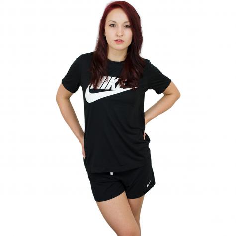 Nike Damen T-Shirt Essential schwarz/weiß 