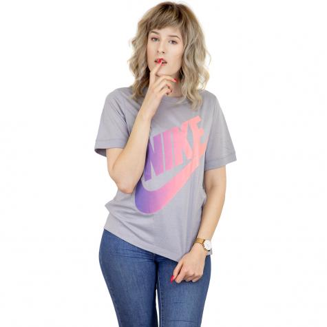 Nike Damen T-Shirt Futura grau/lila