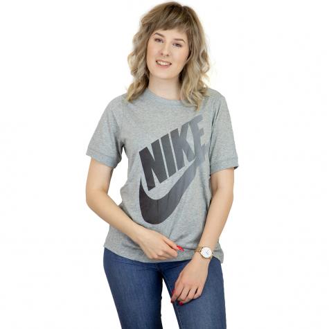 Nike Damen T-Shirt Futura grau/schwarz 