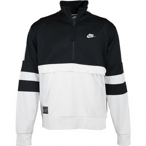 Nike Trainingsjacke Air Half Zip schwarz/weiß