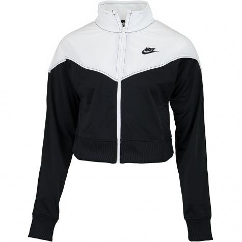 Nike Damen Trainingsjacke Heritage schwarz/weiß 