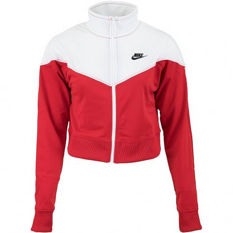 Nike Damen Trainingsjacke Heritage rot/weiß 