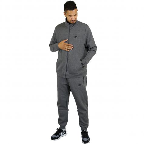 Nike Trainingsanzug Track Fleece dunkelgrau/schwarz 