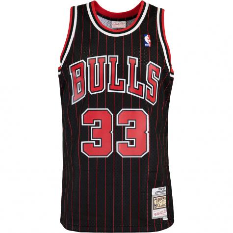 Mitchell & Ness NBA Swingman Scottie Pippen Chicago Bulls 95/96 Trikot schwarz 