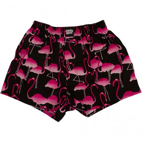 Lousy Livin Boxershorts Flamingos schwarz 