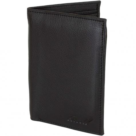 Reell Geldbörse Trifold Leather schwarz 