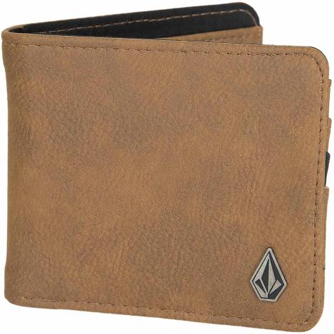 Volcom Geldbörse Slim Stone braun