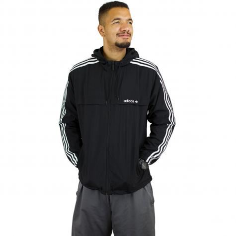 Adidas Originals Windbreaker 3 Striped schwarz 