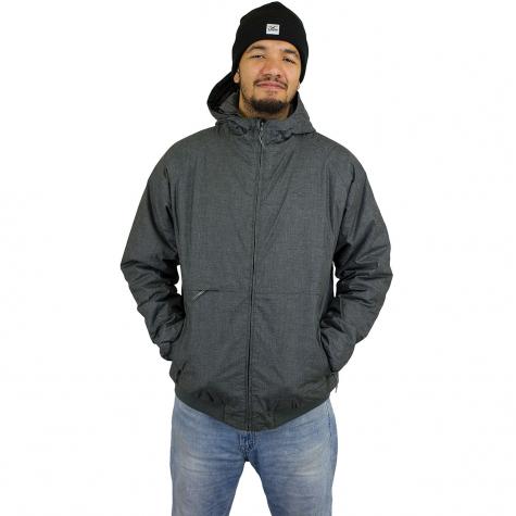 Cleptomanicx Winterjacke Polarzipper Hemp 3 h dk grey