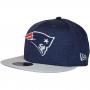 New Era 59Fifty Fitted Cap OnField Home New England Patriots dunkelblau/grau