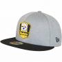 New Era 59Fifty Fitted Cap OnField Road Pittsburgh Steelers grau/schwarz