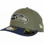 New Era 59Fifty Fitted Cap OnField 18 STS Seattle Seahawks oliv