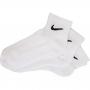 Nike Socken Lightweight Quarter 3er weiß/schwarz