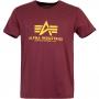 Alpha Industries BAsic T-Shirt burgundy