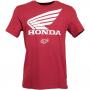 Fox T-Shirt Honda rot