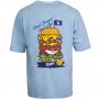 T-Shirt NE MLB Burger Los Angeles Dodgers Oversized blue