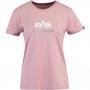 Alpha Industries New Basic Foil Print Damen Shirt pink