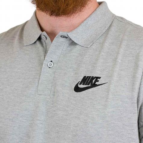 Nike Poloshirt Matchup Piqué grau/schwarz 