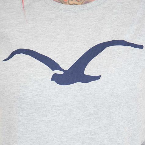 Cleptomanicx Damen T-Shirt Möwe grau 