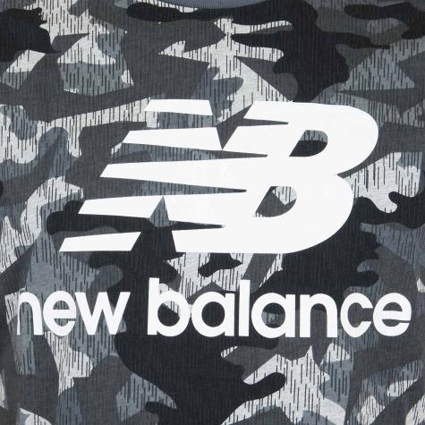 New Balance T-Shirt Printed Ess. Stacked Logo camouflage 