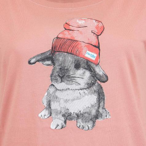 Iriedaily Damen T-Shirt It Hasi rosa