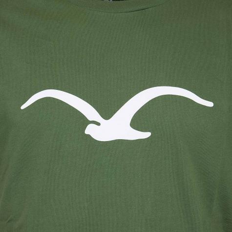 Cleptomanicx T-Shirt Mowe grün/weiß 