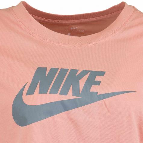 Nike Damen T-Shirt Icon Futura Crop rosa 