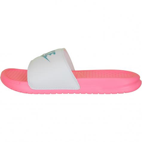 Nike Damen Badelatschen Benassi Just Do It pink/weiß