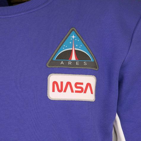 Alpha Industries Sweatshirt Space Camp blau 