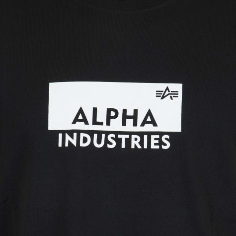 Alpha Industries T-Shirt Box Logo schwarz 
