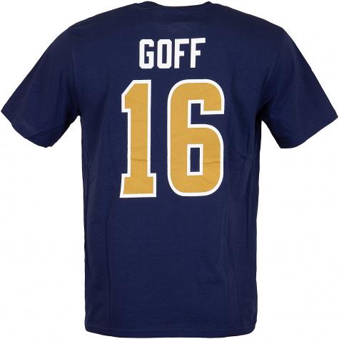 Majestic T-Shirt NFL N&N Rams Goff blau 