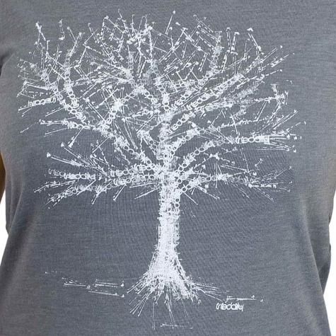 Iriedaily Damen T-Shirt Stamp Tree grau 