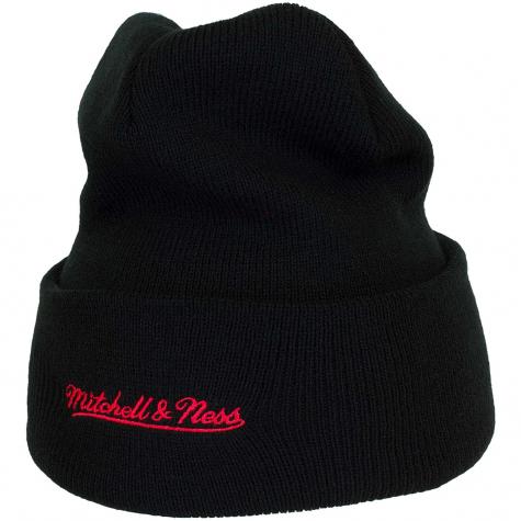 Mitchell & Ness Beanie Logo Cuff Chicago Bulls schwarz 