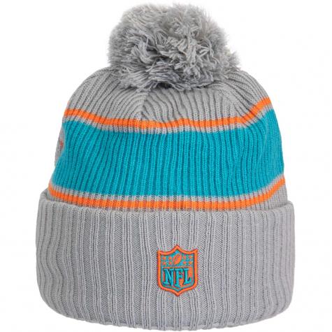 Beanie New Era NFL Sideline CW Miami Dolphins grey/team 