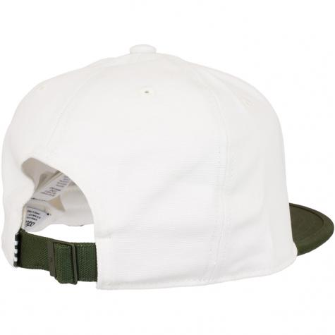 Adidas Originals Snapback Cap 6Panel Unstructured weiß/oliv 