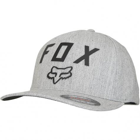Fox Flexfit Cap Number 2 heather light grey 